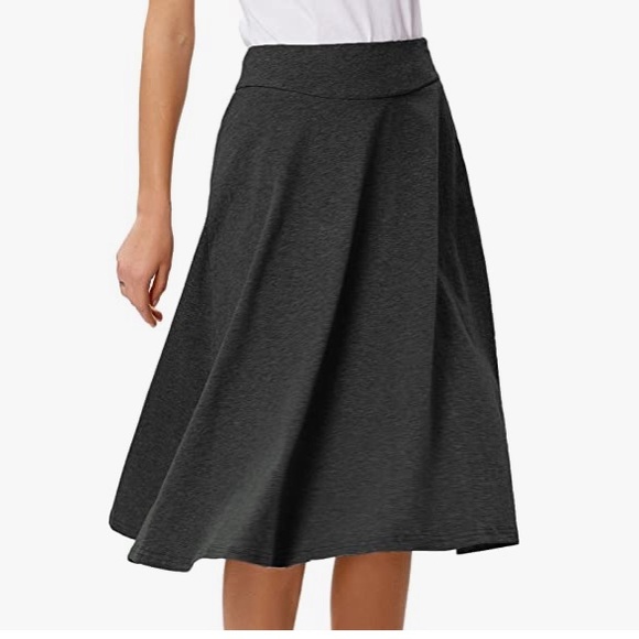 Stretchy Midi Skirt High Waist Jersey Skirt for Women ( Brand new with tag ) - Picture 1 of 4